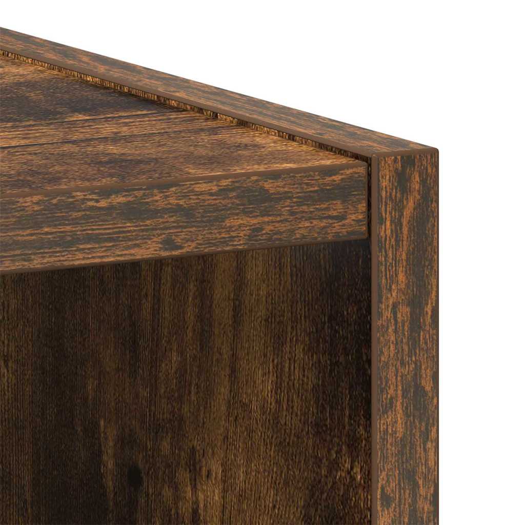 Hangkast Gerookt eiken 20 x 29,5 x 40 cm Bewerkt hout is nu te koop bij PeponiXL, paradijselijk wonen!