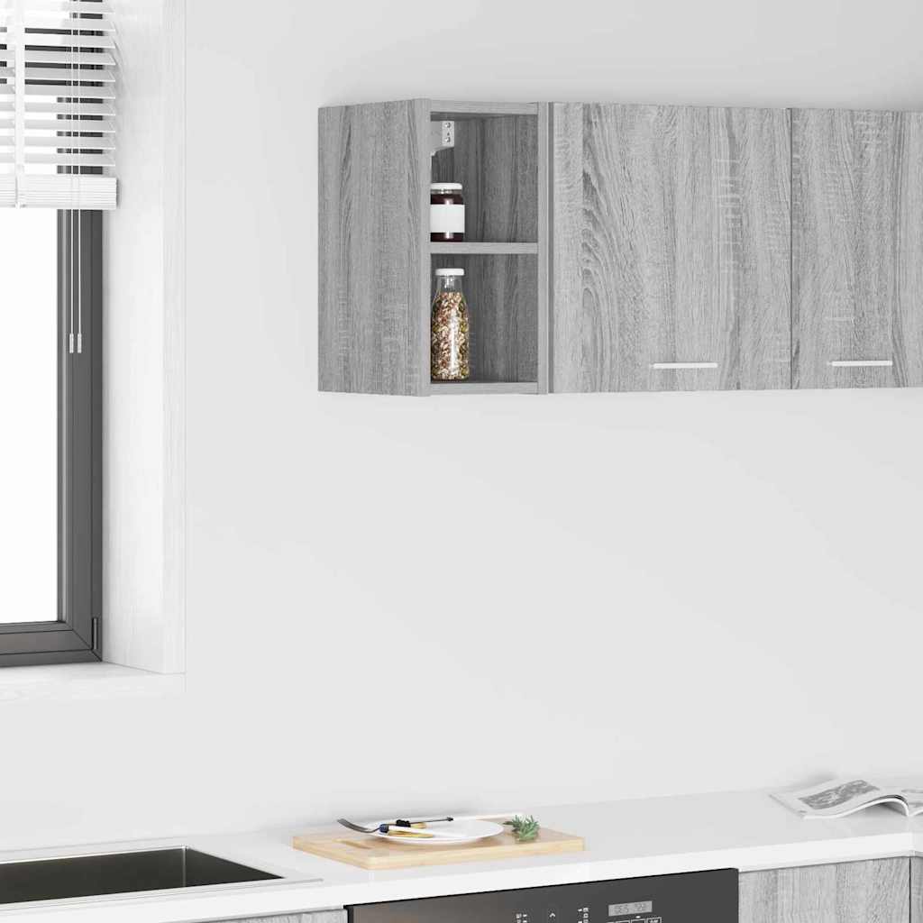 Hangkast met opslag Grijs Sonoma 20 x 29,5 x 40 cm Bewerkt hout is nu te koop bij PeponiXL, paradijselijk wonen!
