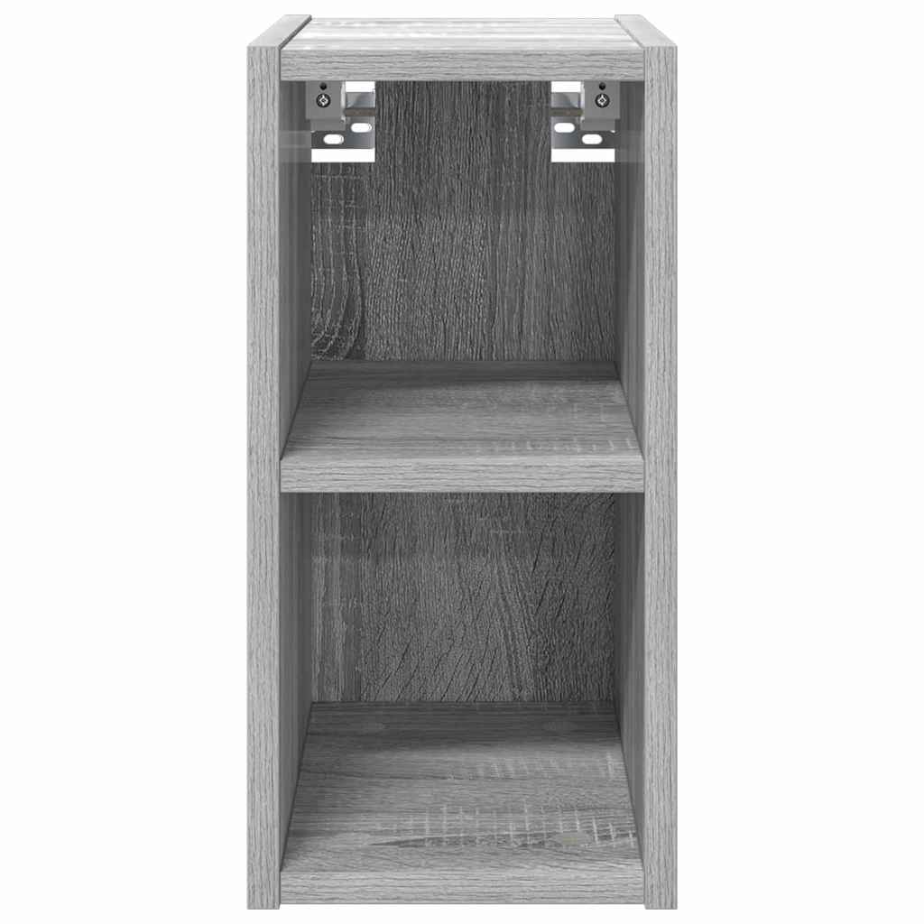 Hangkast met opslag Grijs Sonoma 20 x 29,5 x 40 cm Bewerkt hout is nu te koop bij PeponiXL, paradijselijk wonen!
