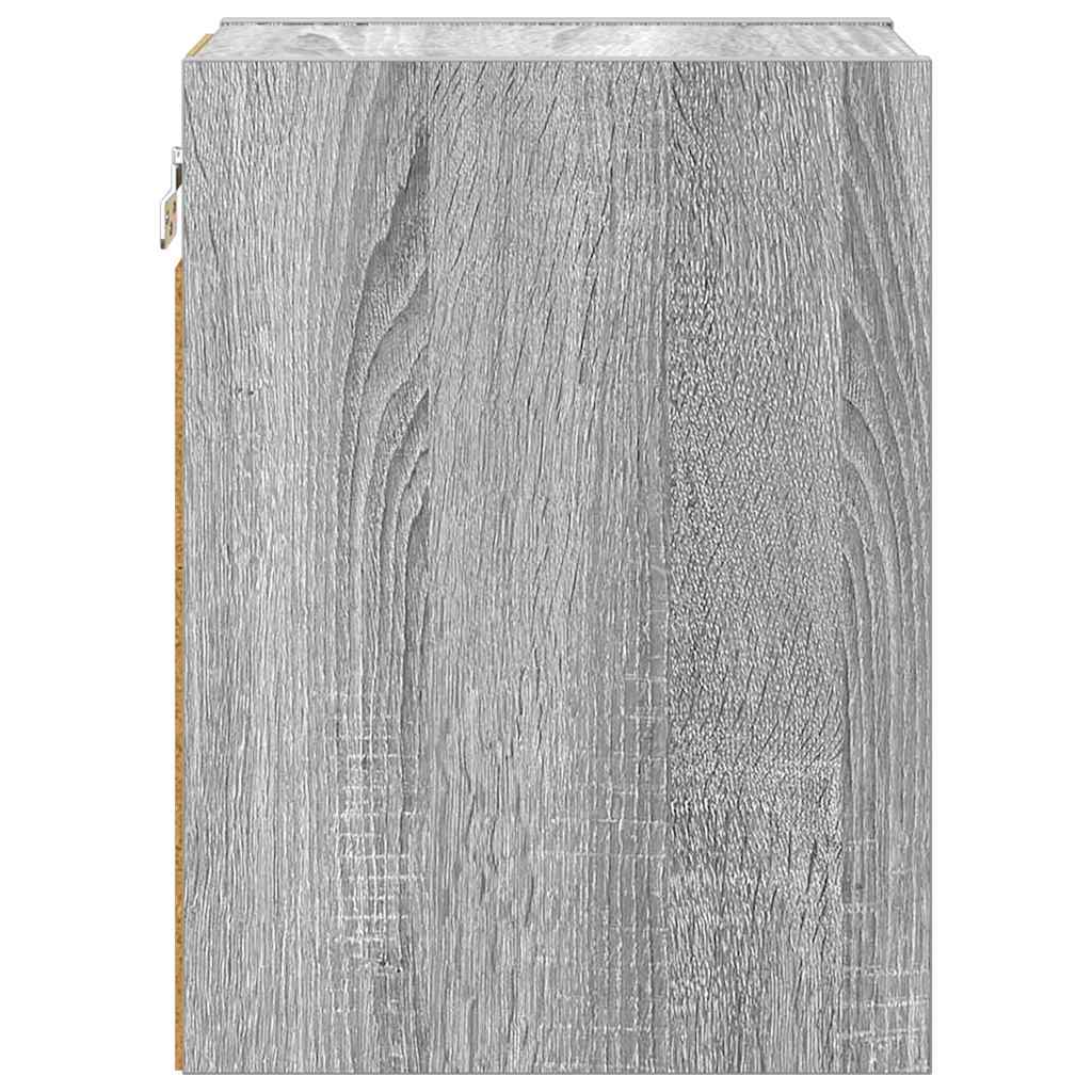 Hangkast met opslag Grijs Sonoma 20 x 29,5 x 40 cm Bewerkt hout is nu te koop bij PeponiXL, paradijselijk wonen!