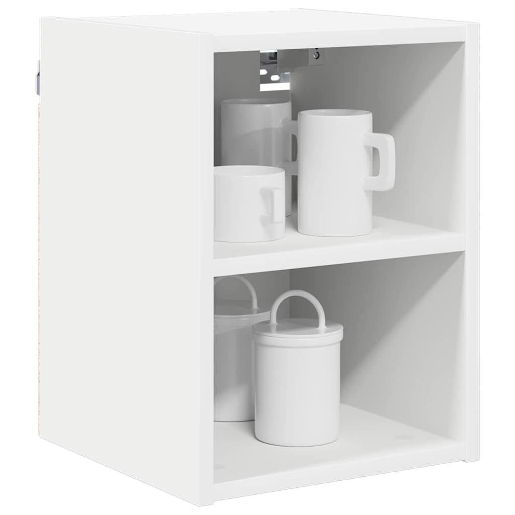 Hangkast met opslag Wit 30 x 29,5 x 40 cm Bewerkt hout is nu te koop bij PeponiXL, paradijselijk wonen!