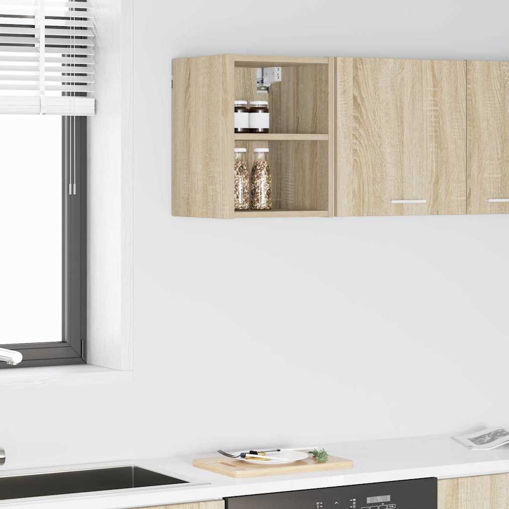 Hangkast met opslag Sonoma Eiken 30 x 29,5 x 40 cm Bewerkt hout is nu te koop bij PeponiXL, paradijselijk wonen!