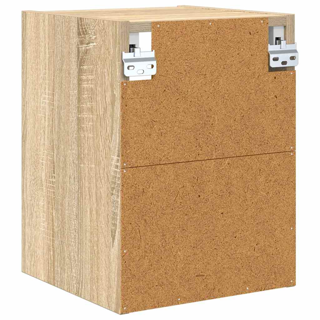 Hangkast met opslag Sonoma Eiken 30 x 29,5 x 40 cm Bewerkt hout is nu te koop bij PeponiXL, paradijselijk wonen!