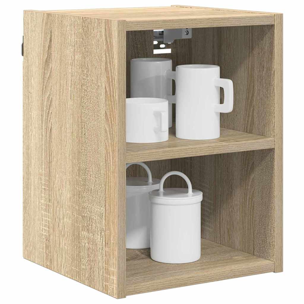 Hangkast met opslag Sonoma Eiken 30 x 29,5 x 40 cm Bewerkt hout is nu te koop bij PeponiXL, paradijselijk wonen!