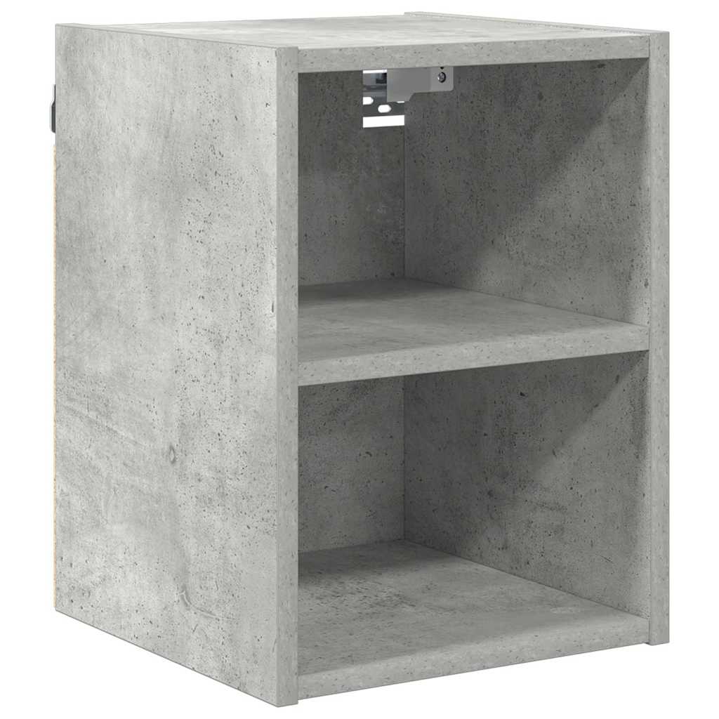 Hangkast met opslag Beton Grijs 30 x 29,5 x 40 cm Bewerkt hout is nu te koop bij PeponiXL, paradijselijk wonen!