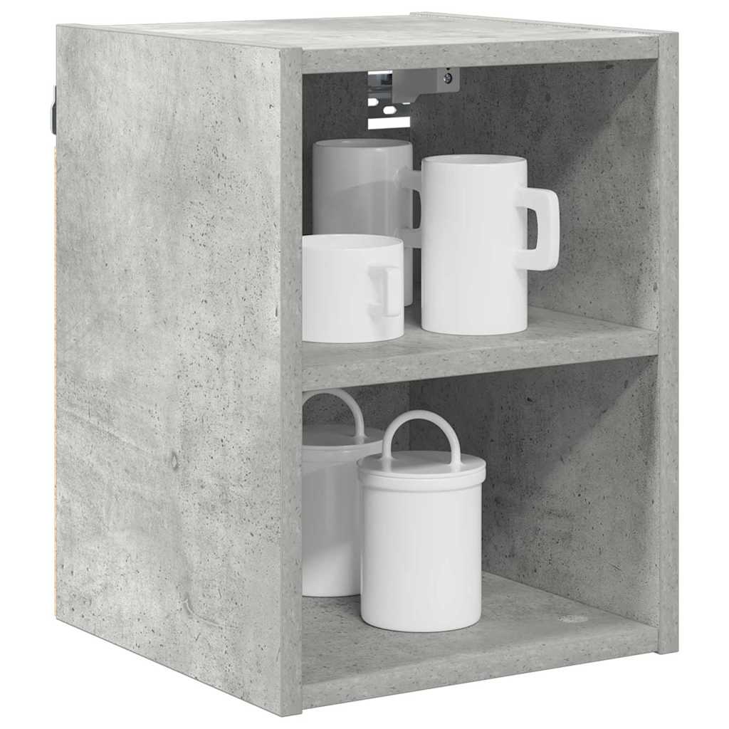 Hangkast met opslag Beton Grijs 30 x 29,5 x 40 cm Bewerkt hout is nu te koop bij PeponiXL, paradijselijk wonen!