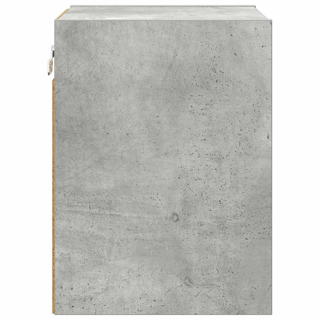 Hangkast met opslag Beton Grijs 30 x 29,5 x 40 cm Bewerkt hout is nu te koop bij PeponiXL, paradijselijk wonen!