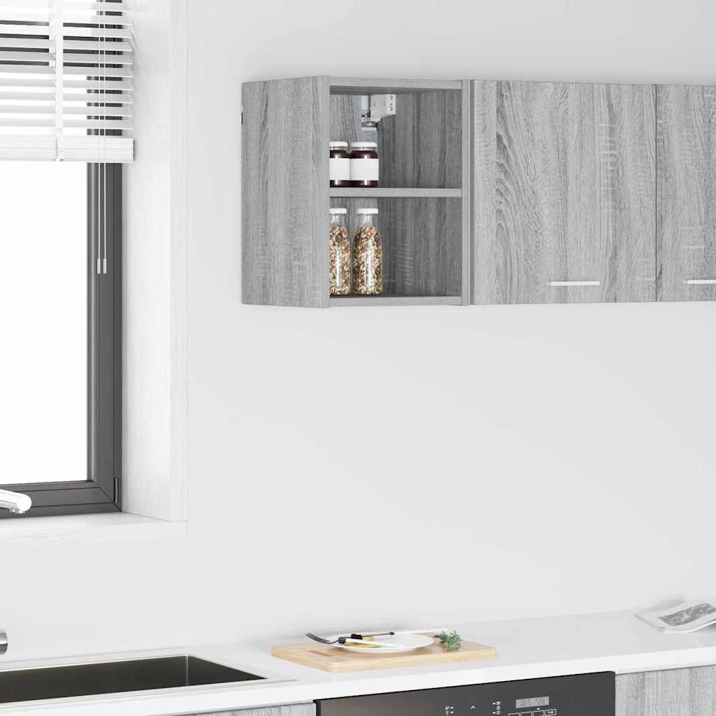 Hangkast met opslag Grijs Sonoma 30 x 29,5 x 40 cm Bewerkt hout is nu te koop bij PeponiXL, paradijselijk wonen!