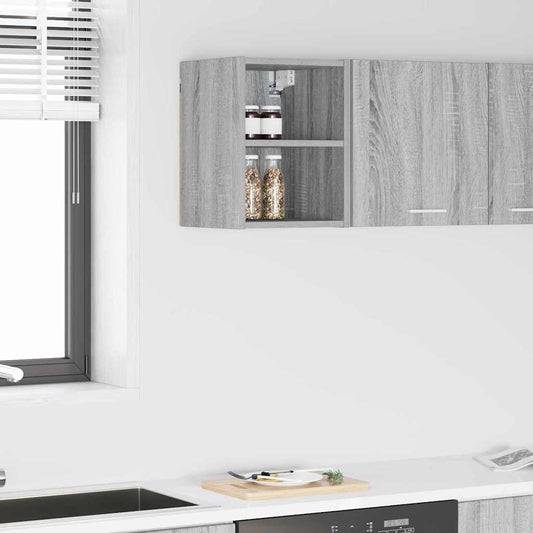 Hangkast met opslag Grijs Sonoma 30 x 29,5 x 40 cm Bewerkt hout is nu te koop bij PeponiXL, paradijselijk wonen!