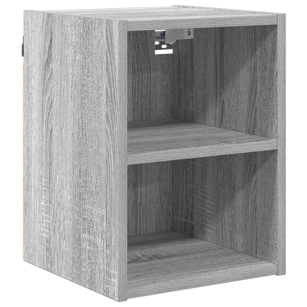 Hangkast met opslag Grijs Sonoma 30 x 29,5 x 40 cm Bewerkt hout is nu te koop bij PeponiXL, paradijselijk wonen!