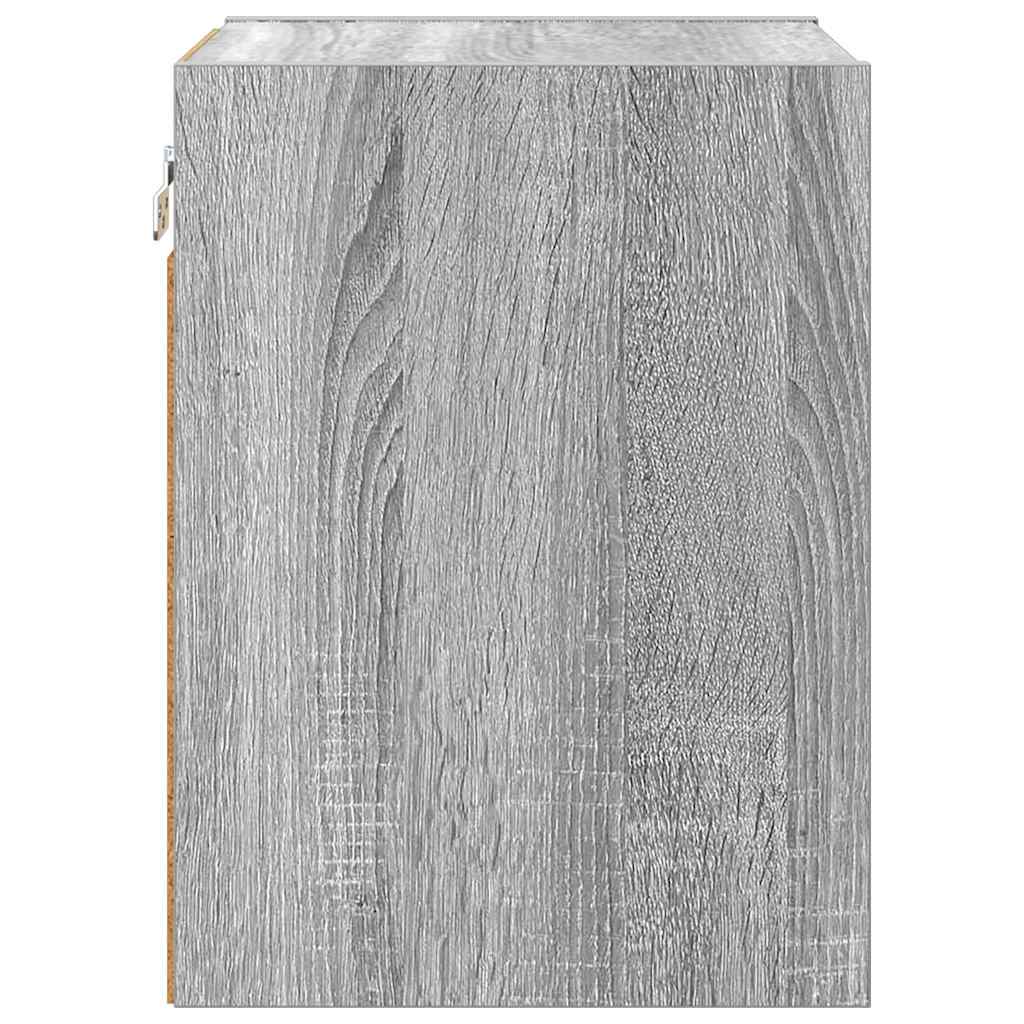 Hangkast met opslag Grijs Sonoma 30 x 29,5 x 40 cm Bewerkt hout is nu te koop bij PeponiXL, paradijselijk wonen!