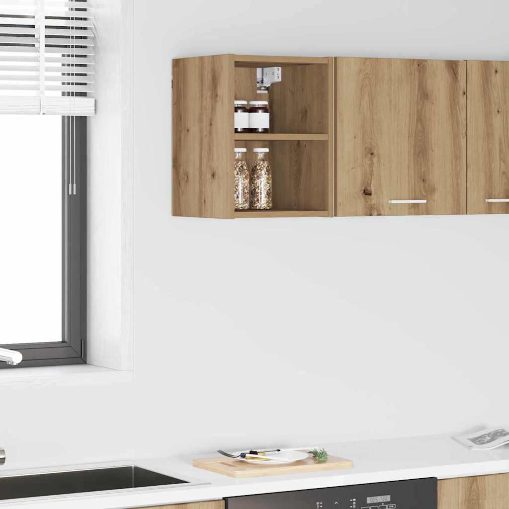 Hangkast Artisan Eiken 30 x 29,5 x 40 cm Bewerkt hout is nu te koop bij PeponiXL, paradijselijk wonen!
