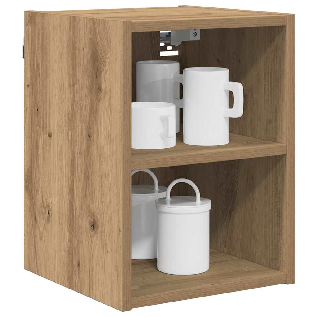 Hangkast Artisan Eiken 30 x 29,5 x 40 cm Bewerkt hout is nu te koop bij PeponiXL, paradijselijk wonen!