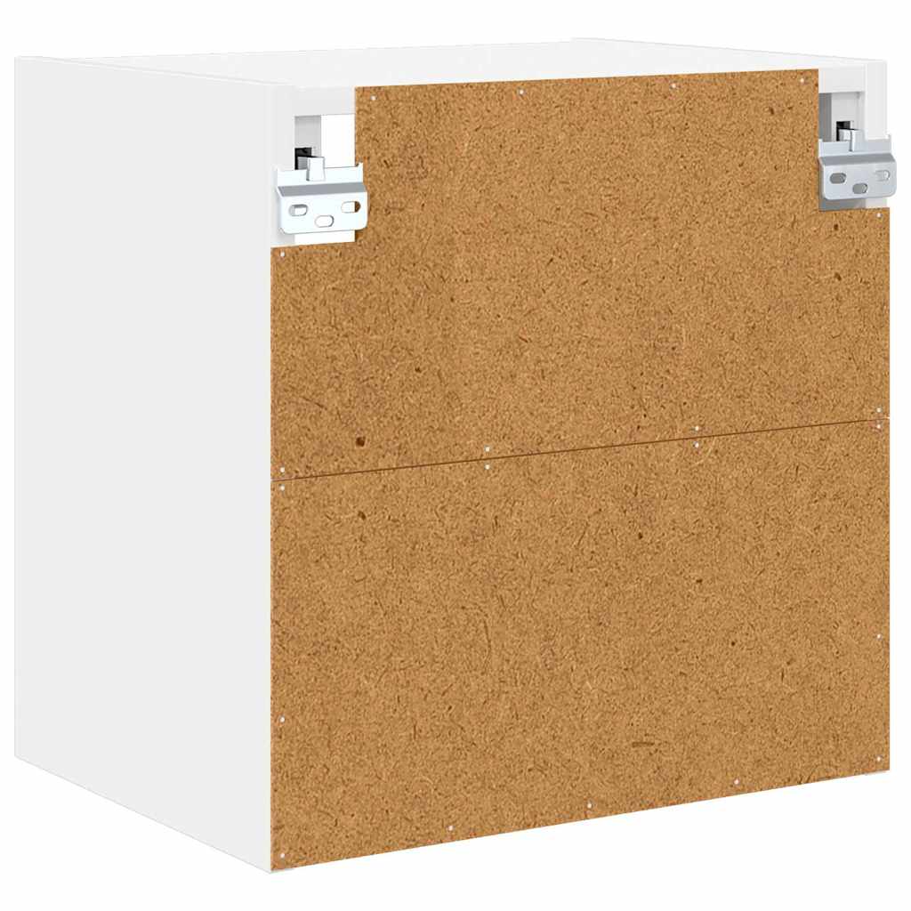 Hangkast met opslag Wit 40 x 29,5 x 40 cm Bewerkt hout is nu te koop bij PeponiXL, paradijselijk wonen!