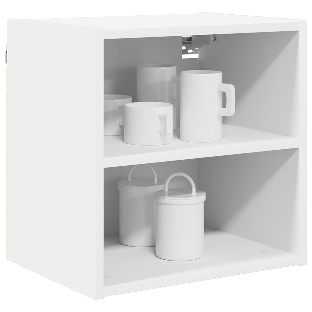 Hangkast met opslag Wit 40 x 29,5 x 40 cm Bewerkt hout is nu te koop bij PeponiXL, paradijselijk wonen!