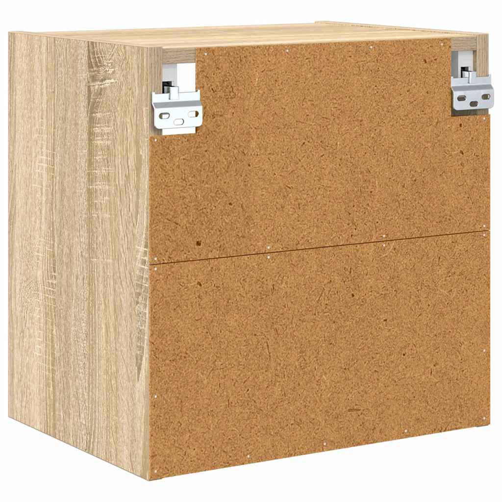 Hangkast met opslag Sonoma Eiken 40 x 29,5 x 40 cm Bewerkt hout is nu te koop bij PeponiXL, paradijselijk wonen!