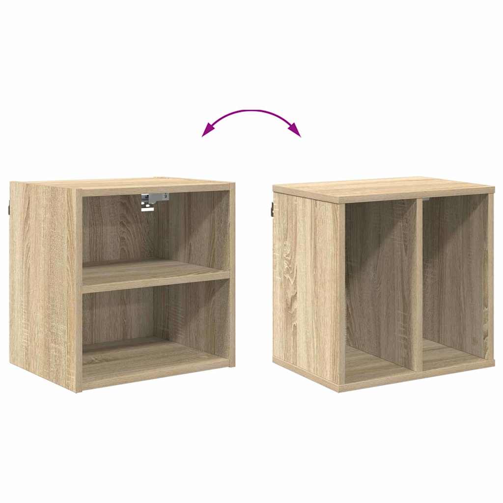 Hangkast met opslag Sonoma Eiken 40 x 29,5 x 40 cm Bewerkt hout is nu te koop bij PeponiXL, paradijselijk wonen!