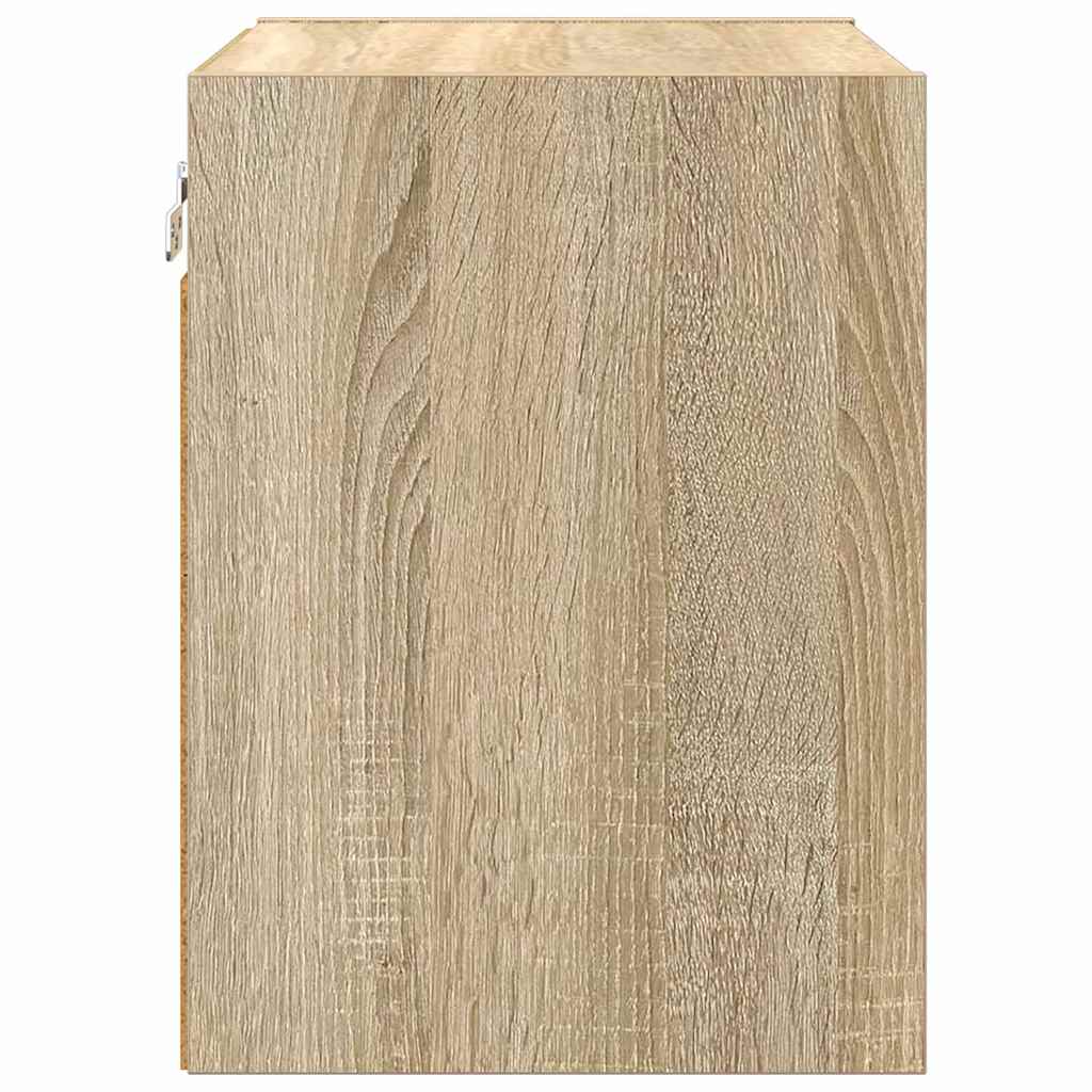Hangkast met opslag Sonoma Eiken 40 x 29,5 x 40 cm Bewerkt hout is nu te koop bij PeponiXL, paradijselijk wonen!