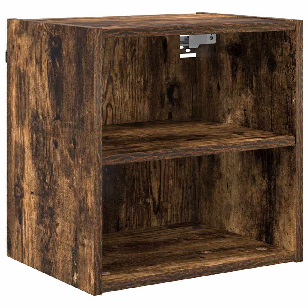 Hangkast Gerookt eiken 40 x 29,5 x 40 cm Bewerkt hout is nu te koop bij PeponiXL, paradijselijk wonen!