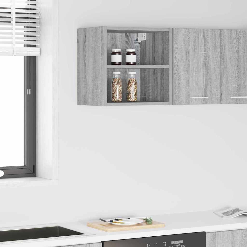 Hangkast met opslag Grijs Sonoma 40 x 29,5 x 40 cm Bewerkt hout is nu te koop bij PeponiXL, paradijselijk wonen!