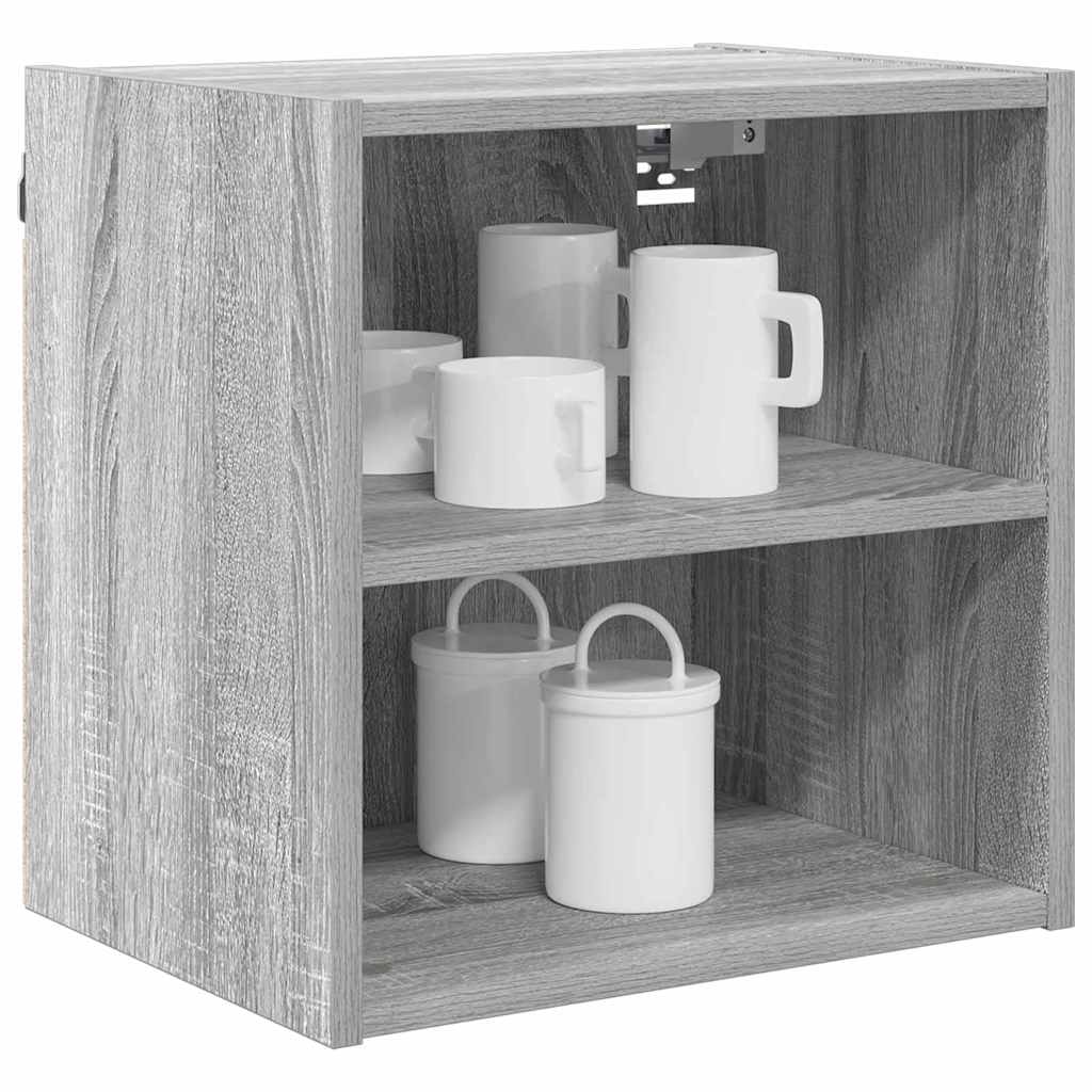 Hangkast met opslag Grijs Sonoma 40 x 29,5 x 40 cm Bewerkt hout is nu te koop bij PeponiXL, paradijselijk wonen!