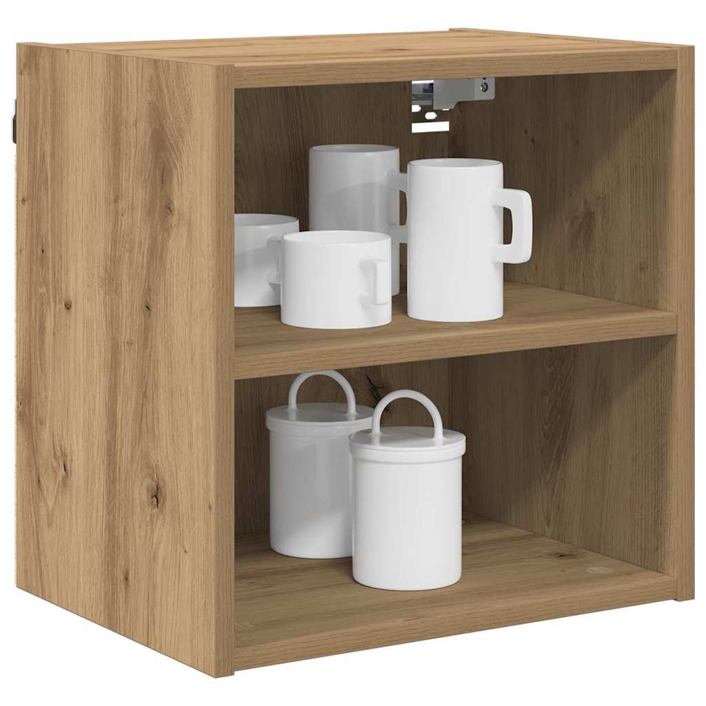 Hangkast Artisan Eiken 40 x 29,5 x 40 cm Bewerkt hout is nu te koop bij PeponiXL, paradijselijk wonen!
