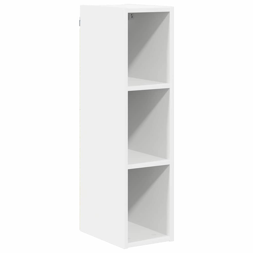 Hangkast met opslag Wit 20 x 29,5 x 80 cm Bewerkt hout is nu te koop bij PeponiXL, paradijselijk wonen!
