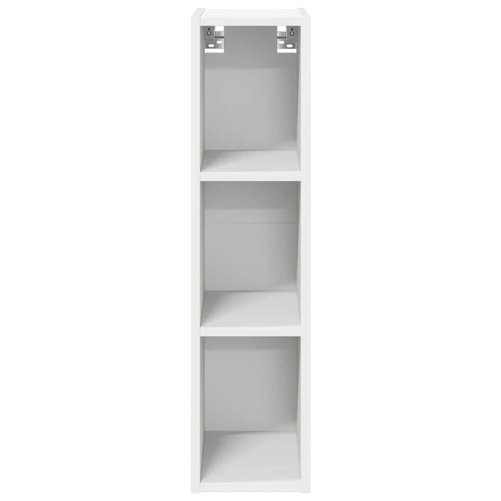 Hangkast met opslag Wit 20 x 29,5 x 80 cm Bewerkt hout is nu te koop bij PeponiXL, paradijselijk wonen!