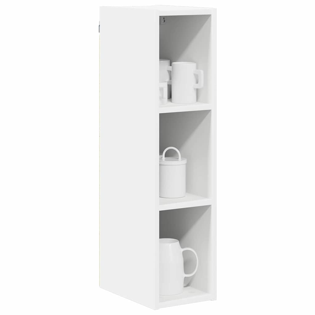 Hangkast met opslag Wit 20 x 29,5 x 80 cm Bewerkt hout is nu te koop bij PeponiXL, paradijselijk wonen!