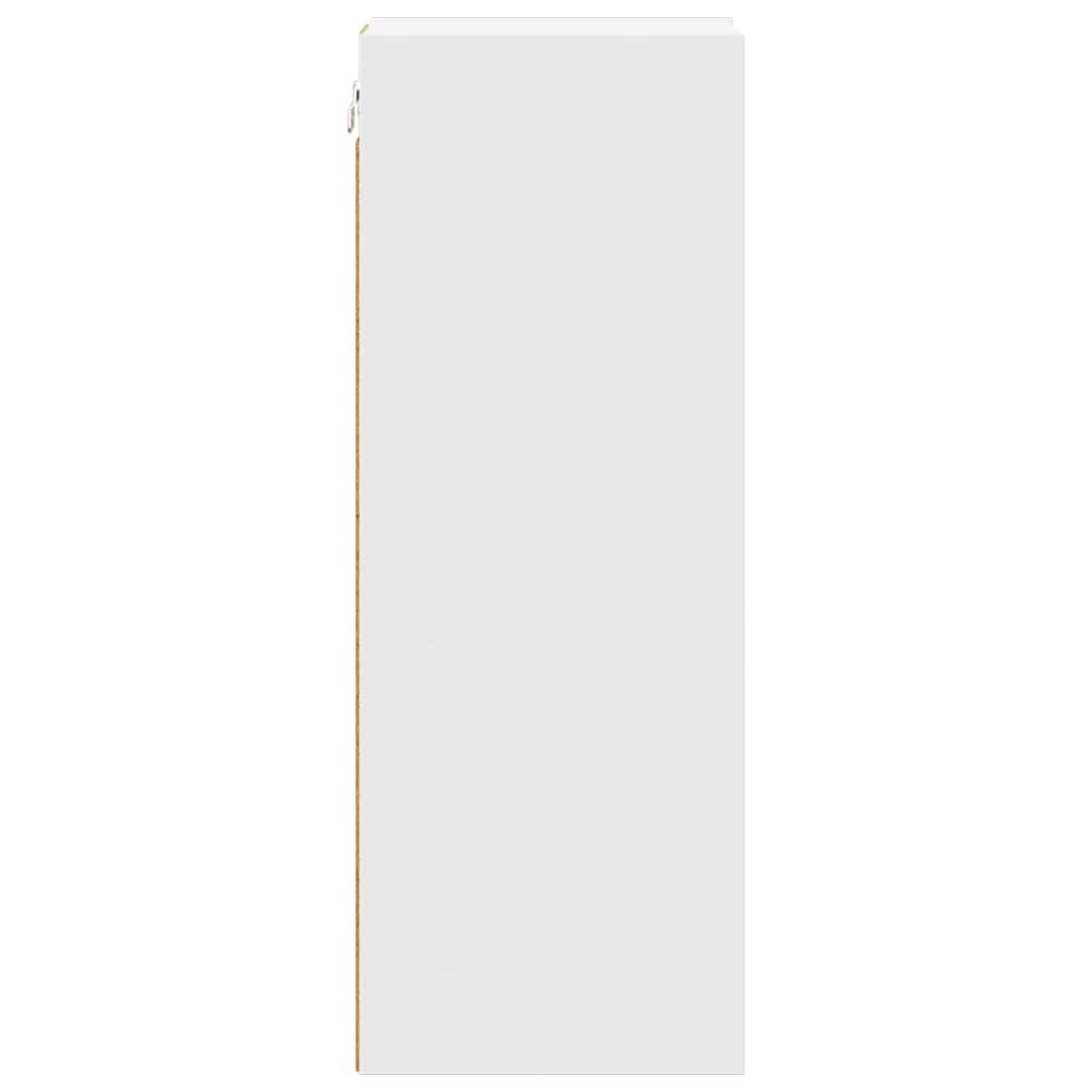 Hangkast met opslag Wit 20 x 29,5 x 80 cm Bewerkt hout is nu te koop bij PeponiXL, paradijselijk wonen!