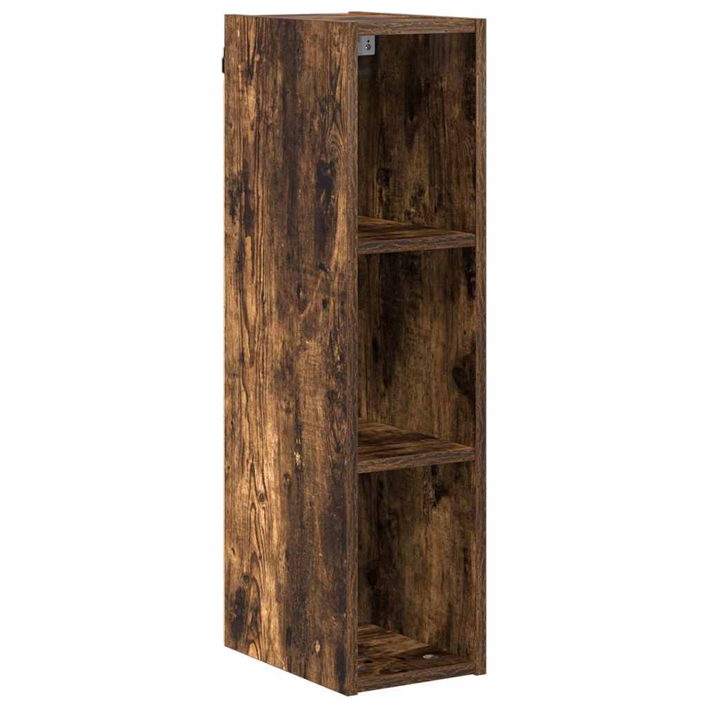 Hangkast Gerookt eiken 20 x 29,5 x 80 cm Bewerkt hout is nu te koop bij PeponiXL, paradijselijk wonen!