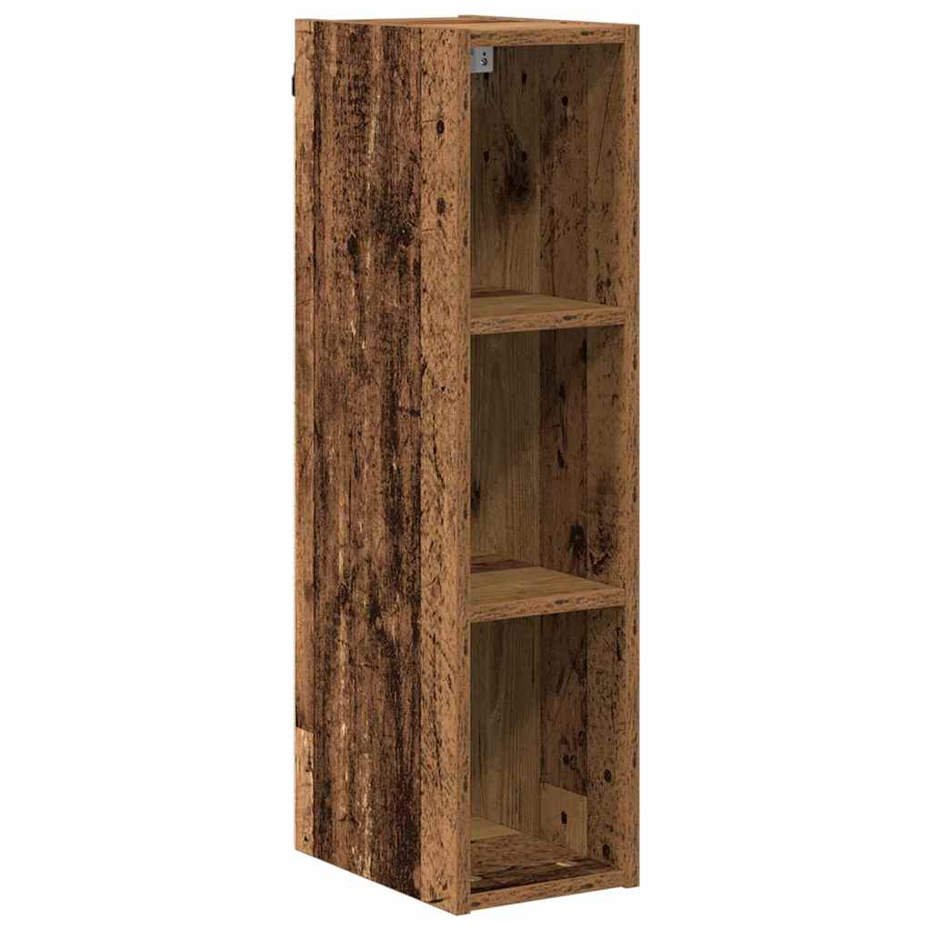 Hangkast met opslag Oudhout 20 x 29,5 x 80 cm Bewerkt hout is nu te koop bij PeponiXL, paradijselijk wonen!