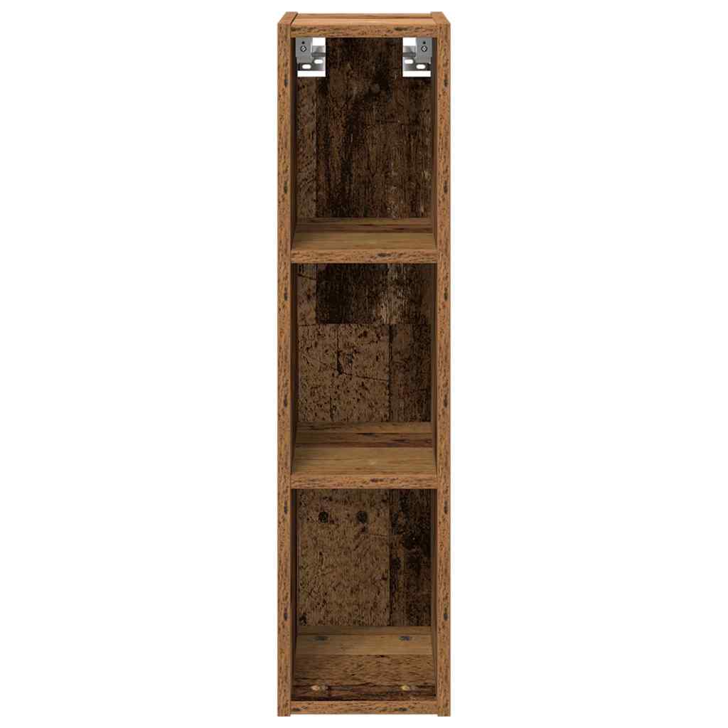 Hangkast met opslag Oudhout 20 x 29,5 x 80 cm Bewerkt hout is nu te koop bij PeponiXL, paradijselijk wonen!