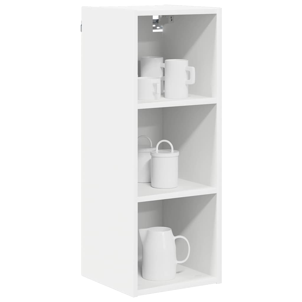 Hangkast met opslag Riga Wit 30 x 29,5 x 80 cm Bewerkt hout is nu te koop bij PeponiXL, paradijselijk wonen!