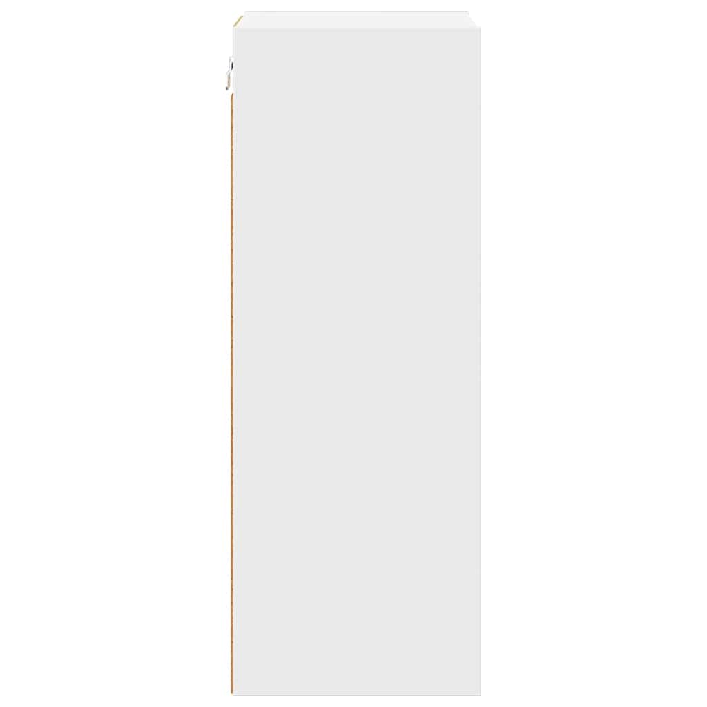 Hangkast met opslag Riga Wit 30 x 29,5 x 80 cm Bewerkt hout is nu te koop bij PeponiXL, paradijselijk wonen!