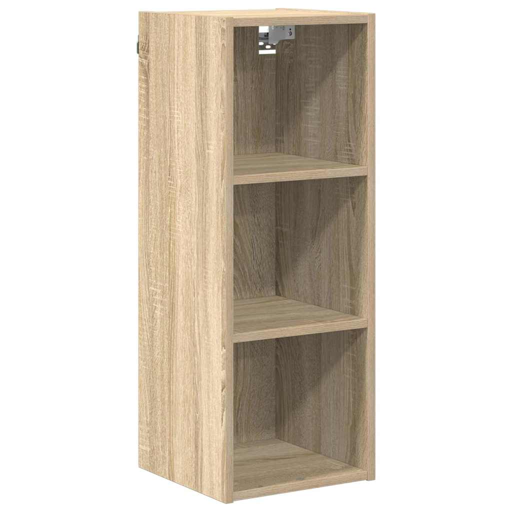 Hangkast met opslag Sonoma Eiken 30 x 29,5 x 80 cm Bewerkt hout is nu te koop bij PeponiXL, paradijselijk wonen!