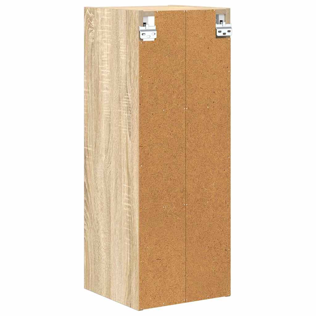 Hangkast met opslag Sonoma Eiken 30 x 29,5 x 80 cm Bewerkt hout is nu te koop bij PeponiXL, paradijselijk wonen!