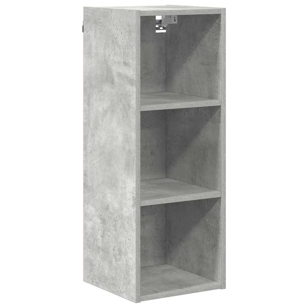 Hangkast met opslag Beton Grijs 30 x 29,5 x 80 cm Bewerkt hout is nu te koop bij PeponiXL, paradijselijk wonen!