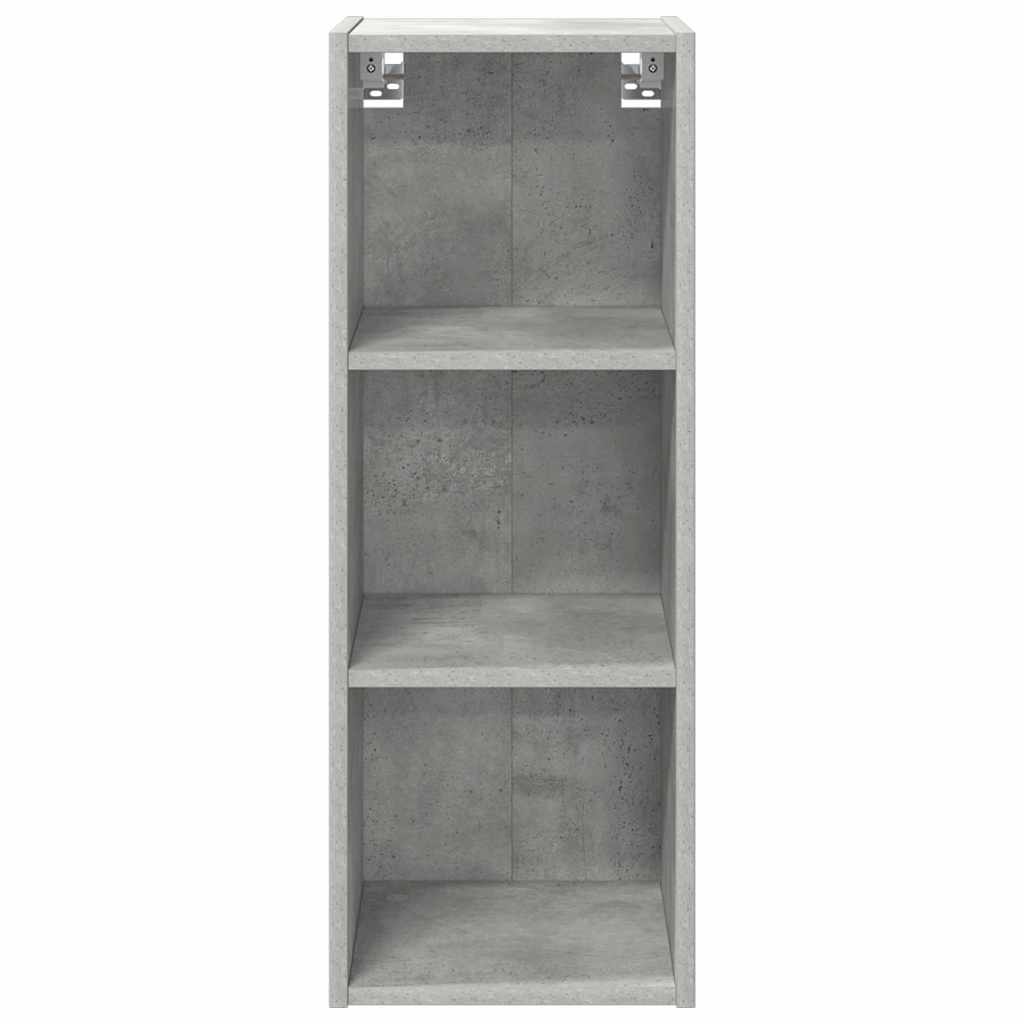 Hangkast met opslag Beton Grijs 30 x 29,5 x 80 cm Bewerkt hout is nu te koop bij PeponiXL, paradijselijk wonen!