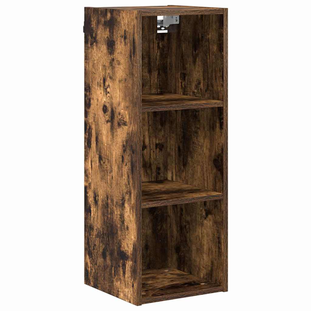 Hangkast Gerookt eiken 30 x 29,5 x 80 cm Bewerkt hout is nu te koop bij PeponiXL, paradijselijk wonen!