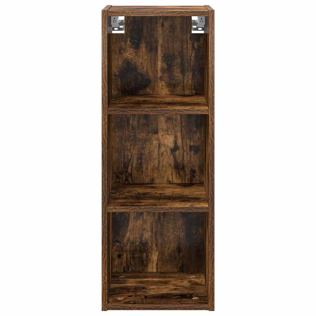Hangkast Gerookt eiken 30 x 29,5 x 80 cm Bewerkt hout is nu te koop bij PeponiXL, paradijselijk wonen!
