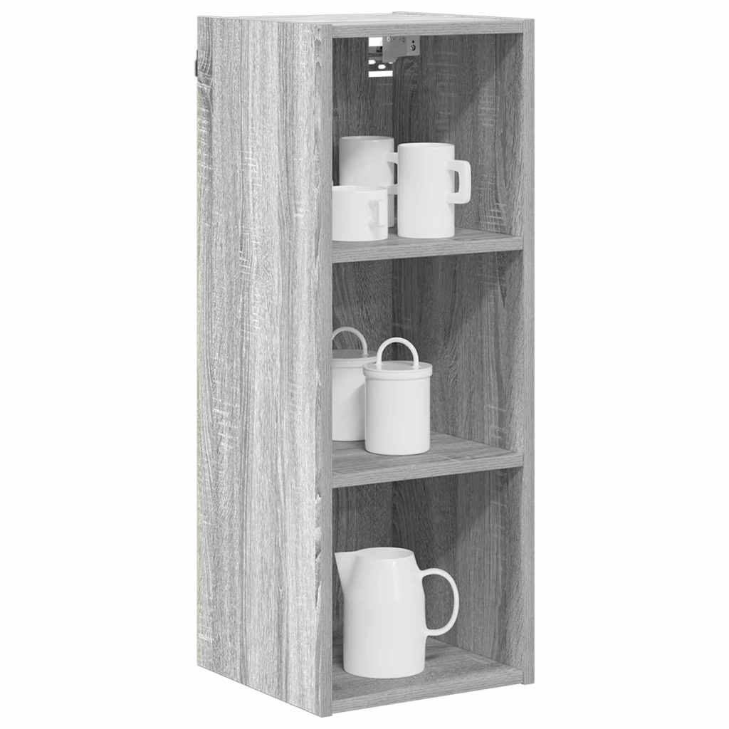 Hangkast met opslag Grijs Sonoma 30 x 29,5 x 80 cm Bewerkt hout is nu te koop bij PeponiXL, paradijselijk wonen!