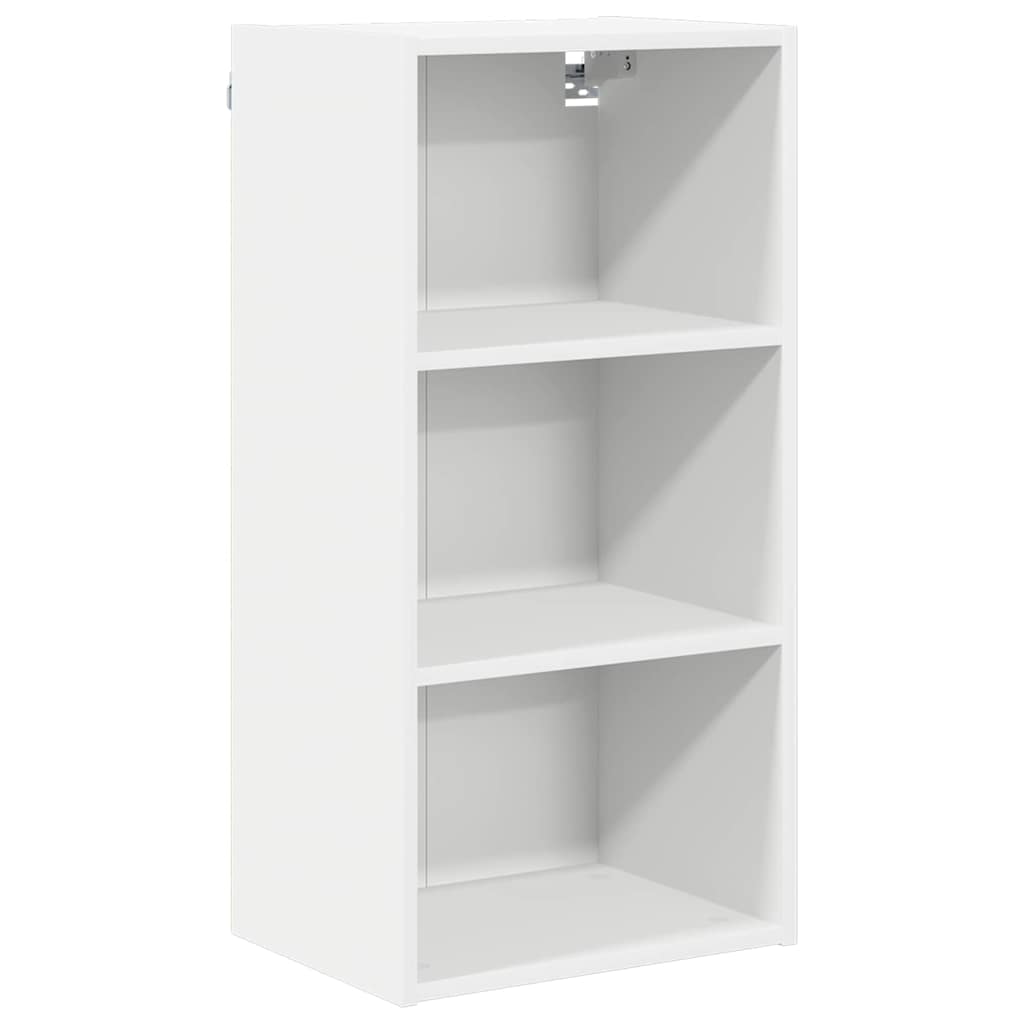 Hangkast met opslag Wit 40 x 29,5 x 80 cm Bewerkt hout is nu te koop bij PeponiXL, paradijselijk wonen!