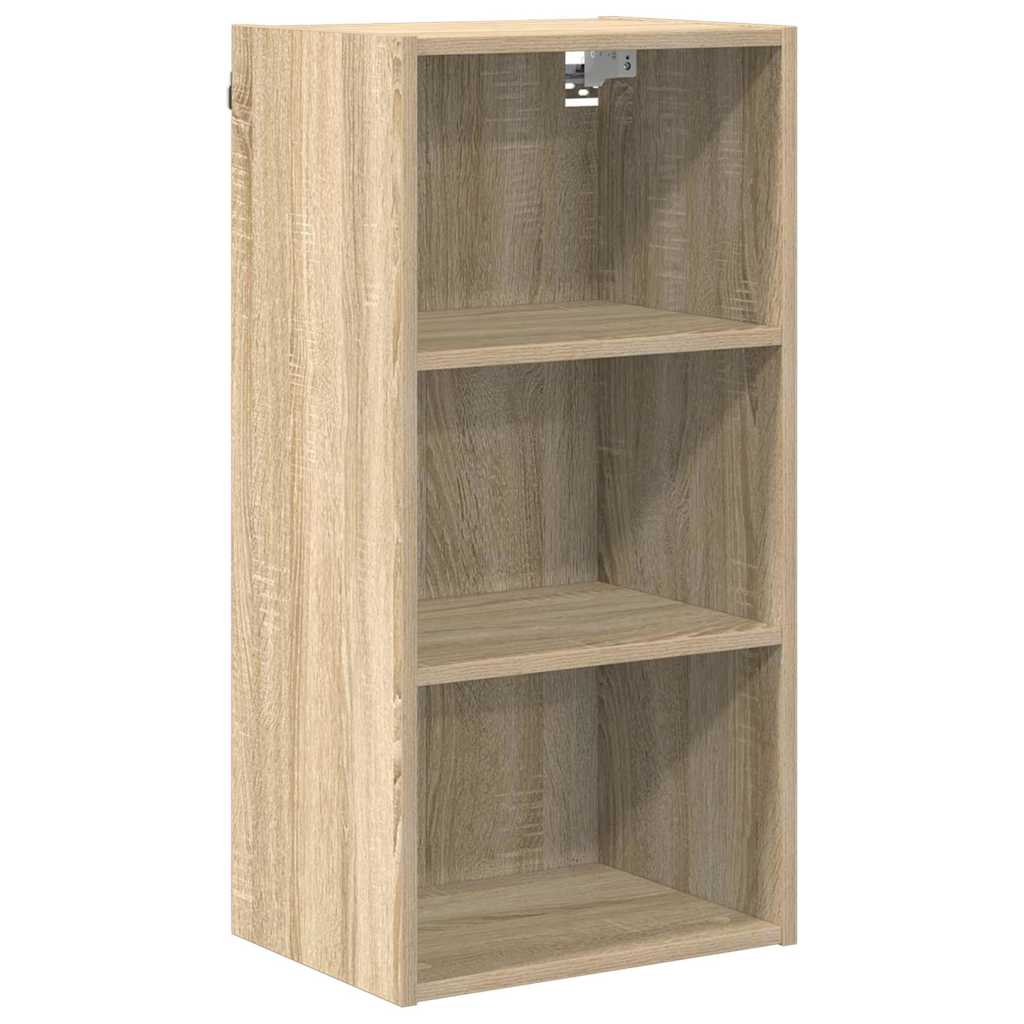 Hangkast met opslag Sonoma Eiken 40 x 29,5 x 80 cm Bewerkt hout is nu te koop bij PeponiXL, paradijselijk wonen!