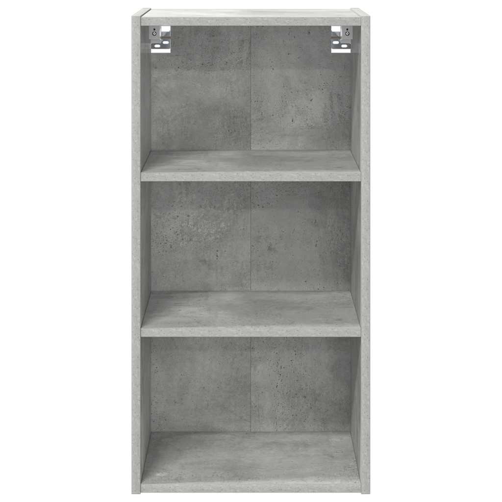 Hangkast met opslag Beton Grijs 40 x 29,5 x 80 cm Bewerkt hout is nu te koop bij PeponiXL, paradijselijk wonen!