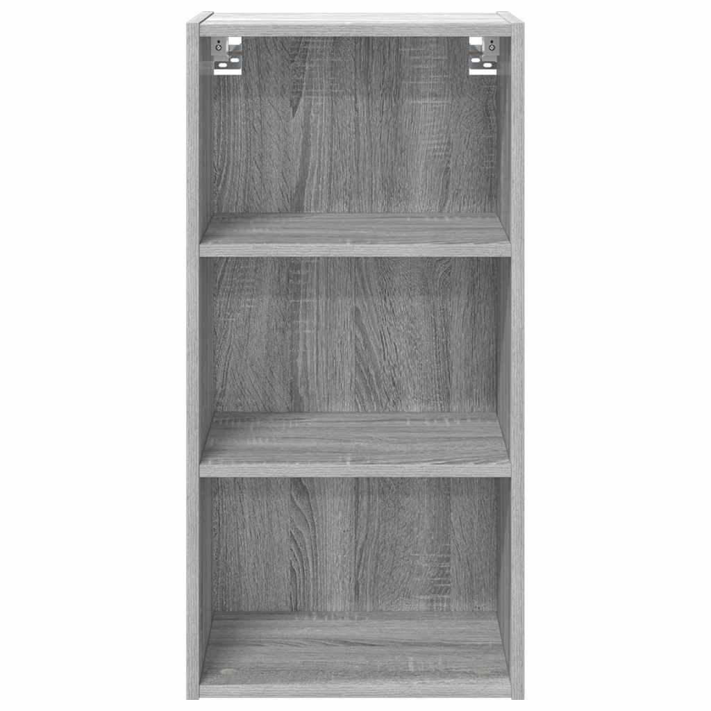 Hangkast met opslag Grijs Sonoma 40 x 29,5 x 80 cm Bewerkt hout is nu te koop bij PeponiXL, paradijselijk wonen!