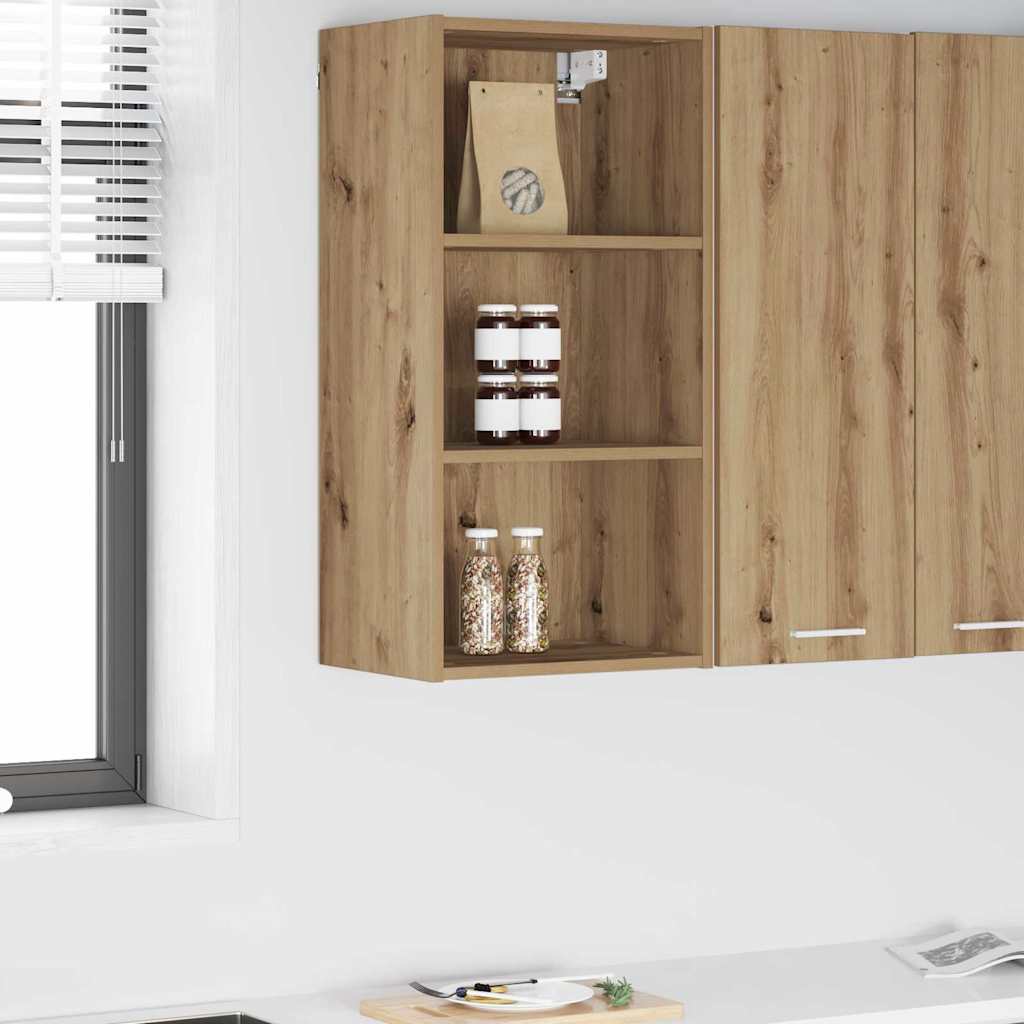 Hangkast Artisan Eiken 40 x 29,5 x 80 cm Bewerkt hout is nu te koop bij PeponiXL, paradijselijk wonen!
