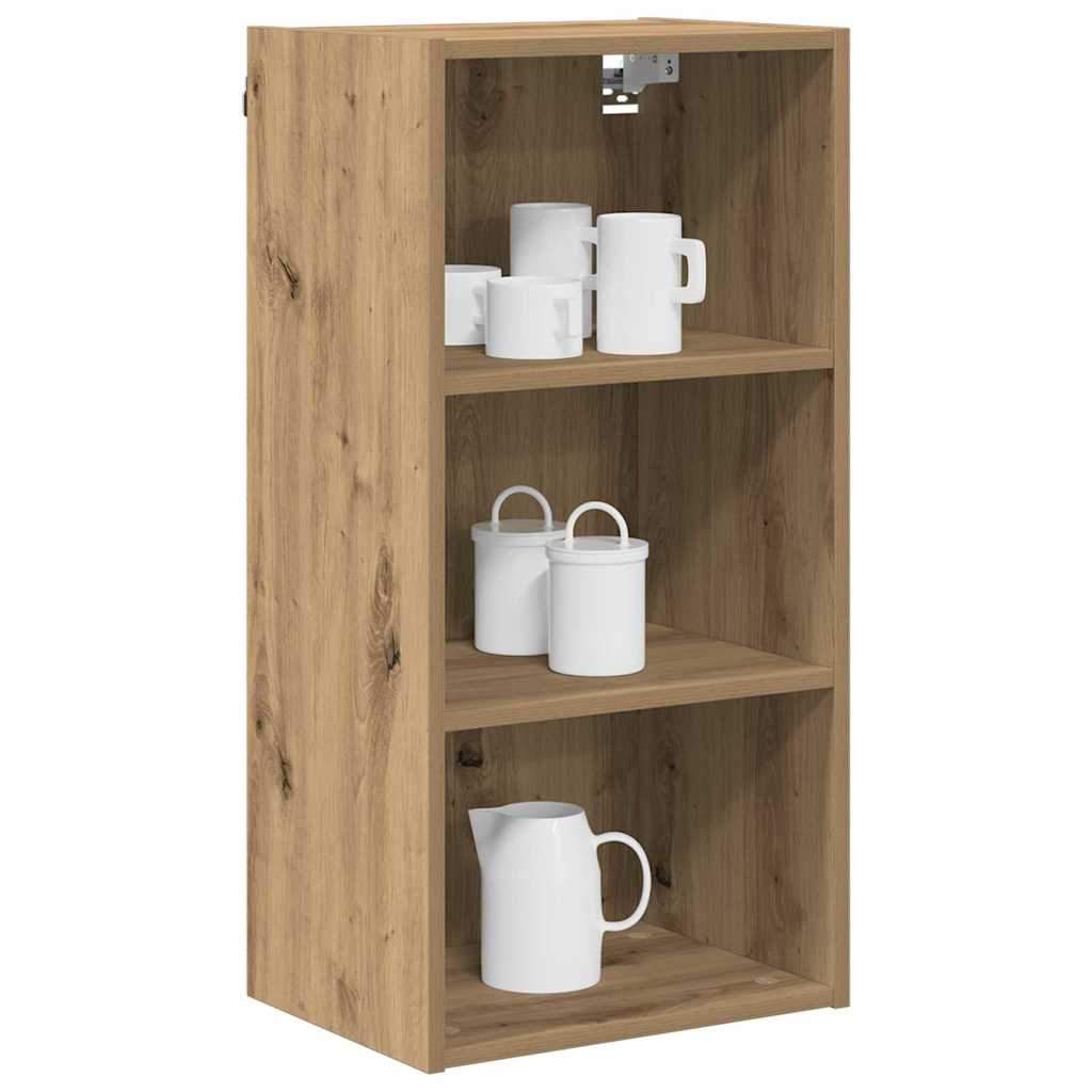 Hangkast Artisan Eiken 40 x 29,5 x 80 cm Bewerkt hout is nu te koop bij PeponiXL, paradijselijk wonen!