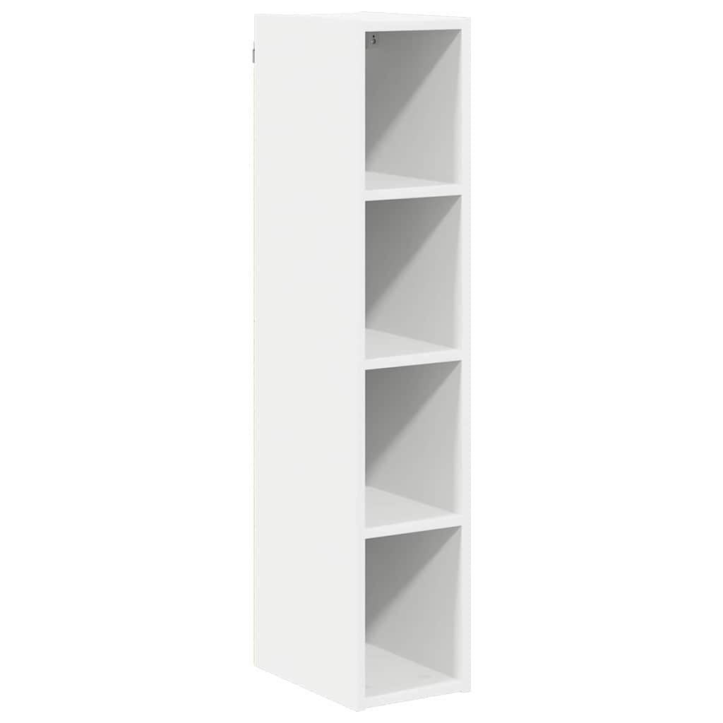 Hangkast met opslag Wit 20 x 29,5 x 100 cm Bewerkt hout is nu te koop bij PeponiXL, paradijselijk wonen!