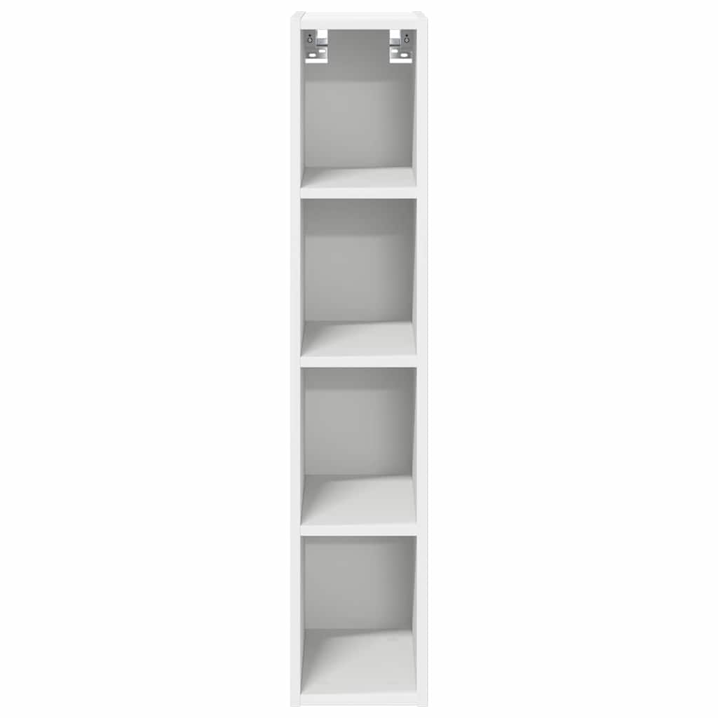 Hangkast met opslag Wit 20 x 29,5 x 100 cm Bewerkt hout is nu te koop bij PeponiXL, paradijselijk wonen!